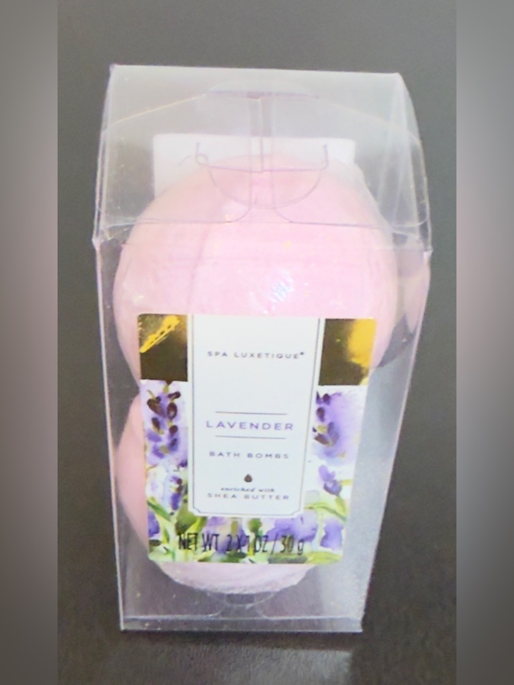 Lavender Bath Bombs - Pink 2 Spa Luxetique enriched with shea butter
